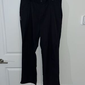 Black Adidas 3 Stripe Formotion v-Cut Flat Climacool poly Golf Trousers Pants 38